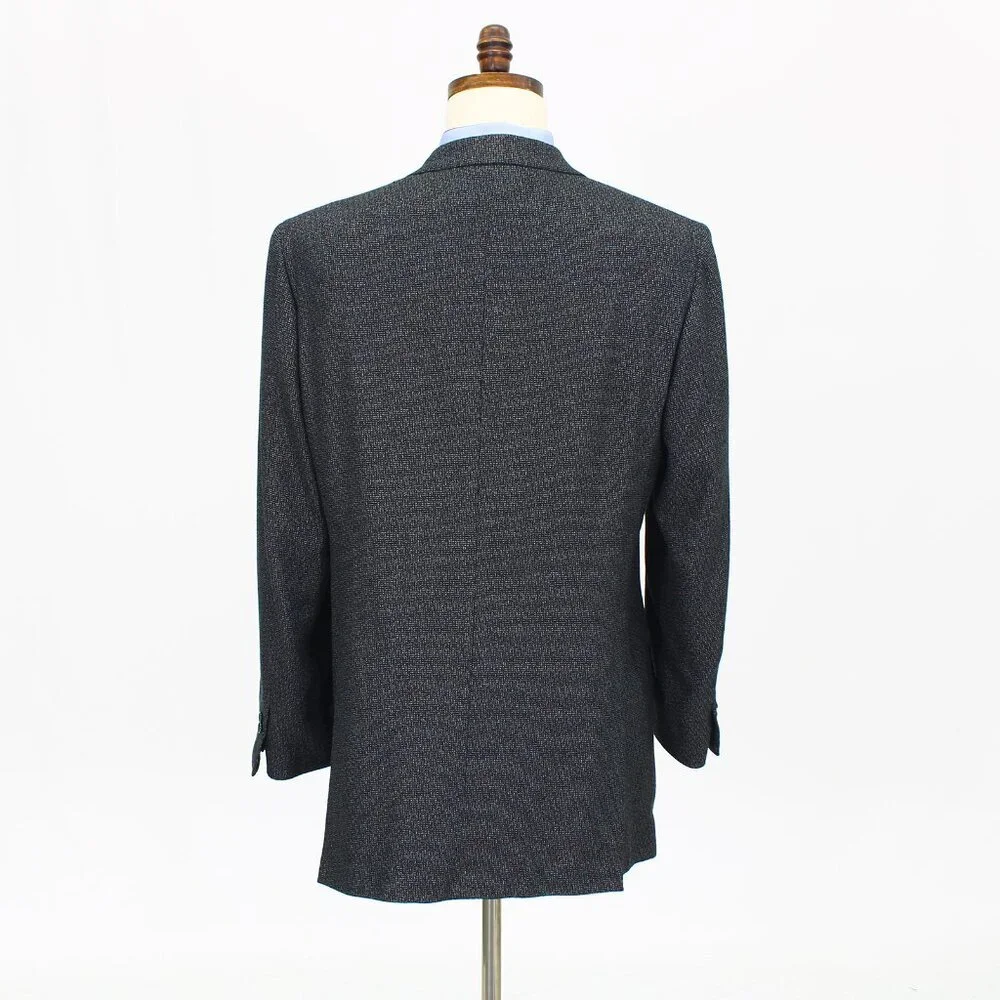 Brioni 44L Gray Solid 2-Button Sport Coat Blazer Jacket T573